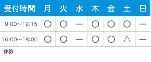 宇都宮市のひらしま胃腸・内科の診療時間は、月・火・木・金は9:00～12:15、14:30～18:45｜土曜は9:00～13:00、14:30～16:30｜水曜、日・祝は休診